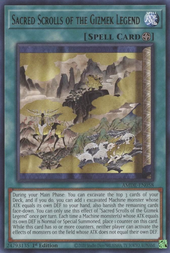 Sacred Scrolls of the Gizmek Legend card image