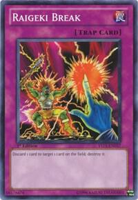 Raigeki Break (1st Edition) card image