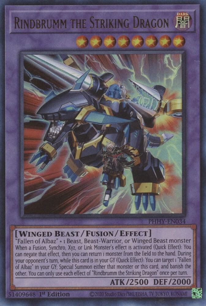 Rindbrumm the Striking Dragon card image