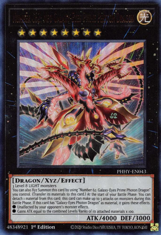 Number C62: Neo Galaxy-Eyes Prime Photon Dragon card image