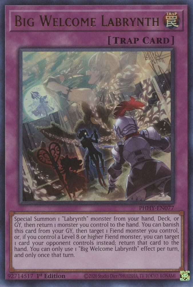 Big Welcome Labrynth card image