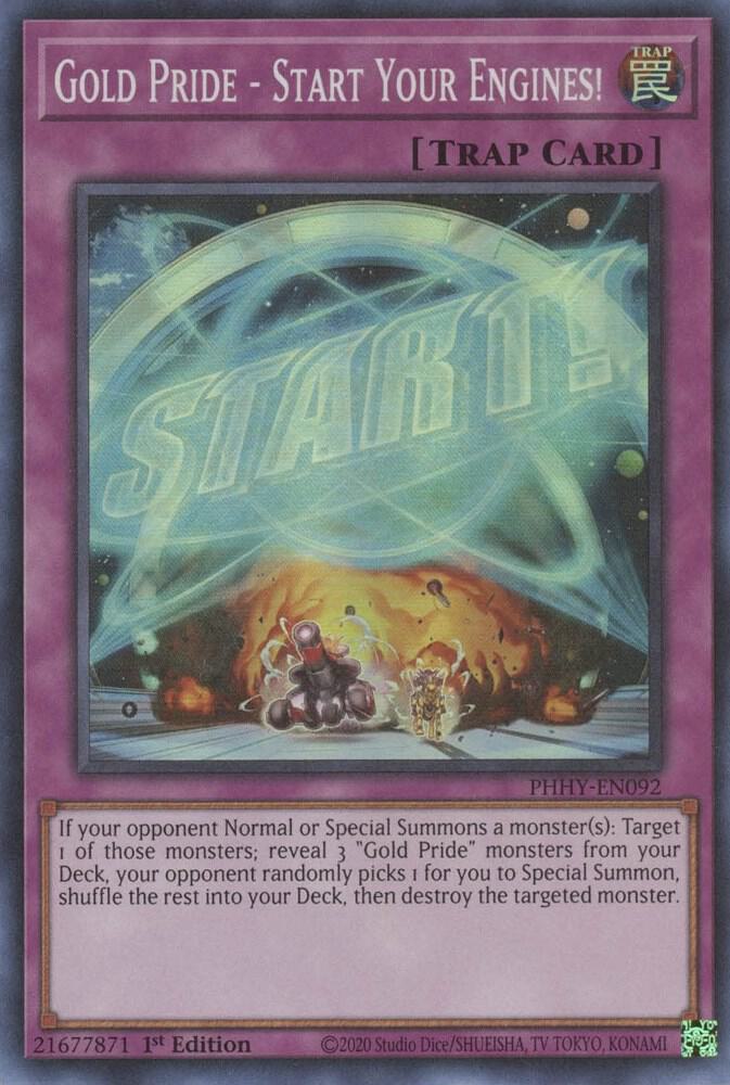 Gold Pride - Start Your Engines! card image