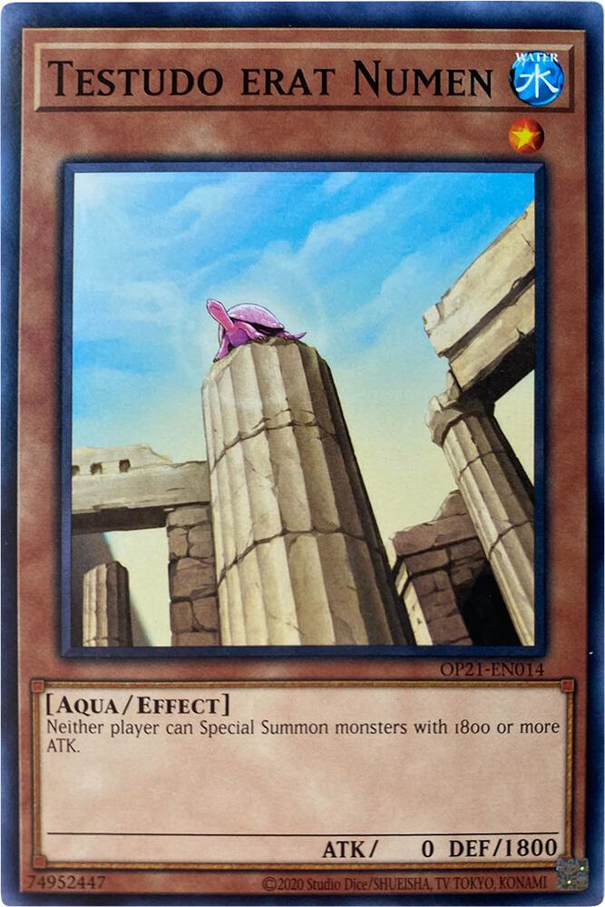 Testudo erat Numen card image