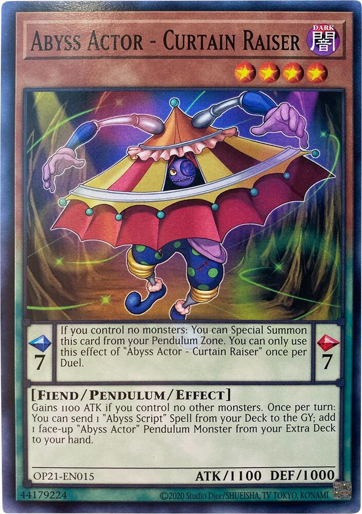 Abyss Actor - Curtain Raiser card image