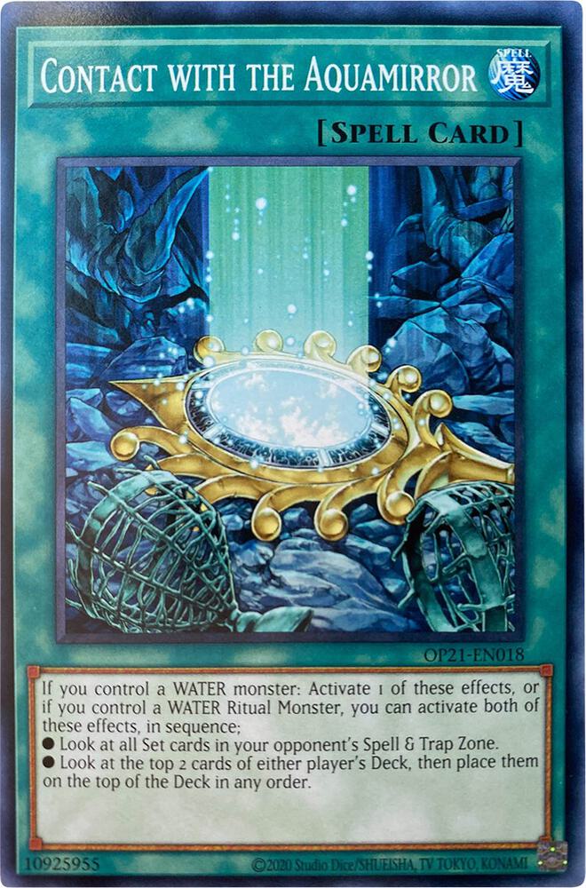 Contact with the Aquamirror card image