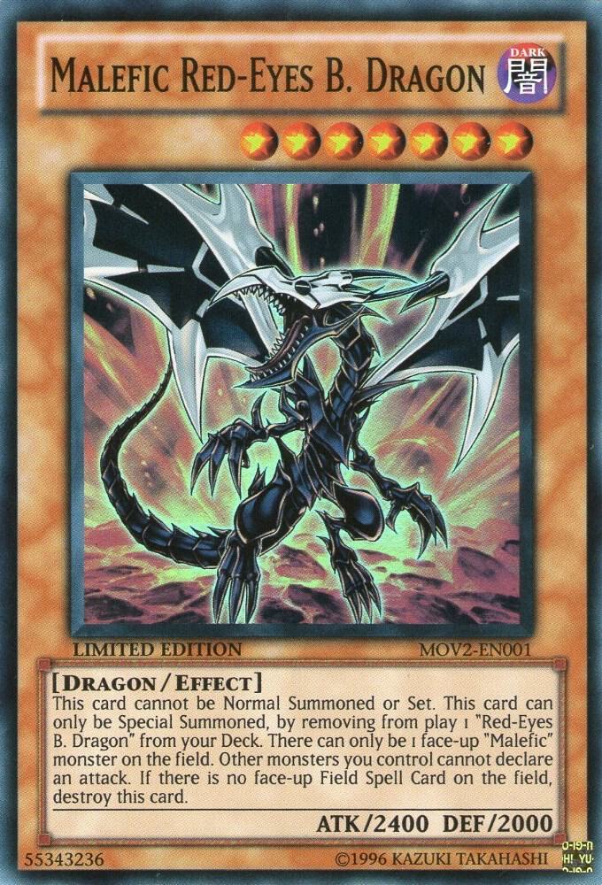 Malefic Red-Eyes B. Dragon (Super Rare) card image