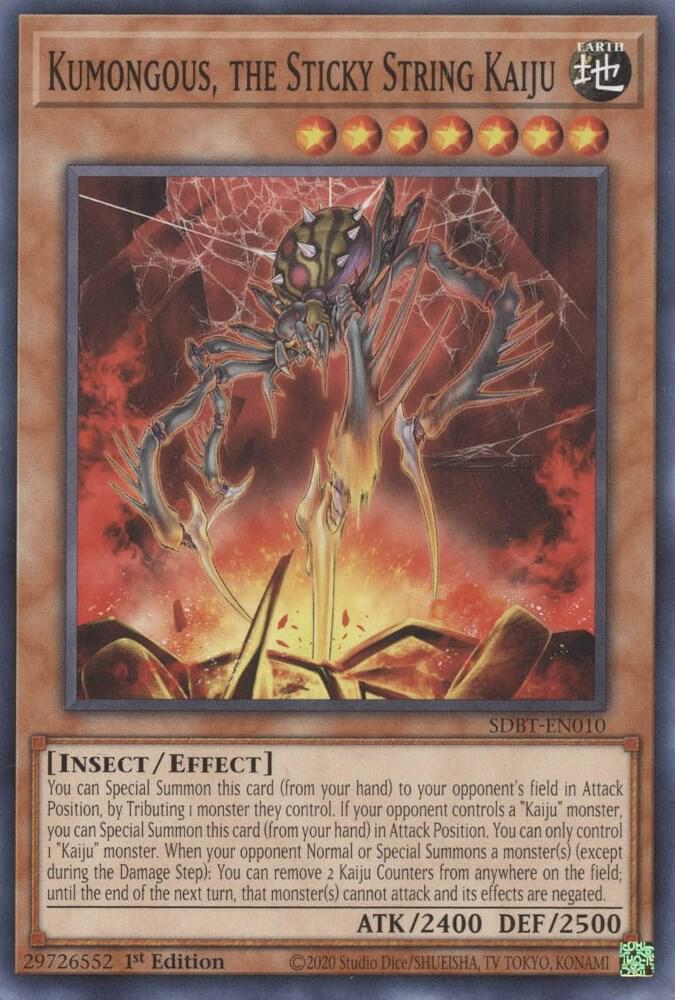 Kumongous, the Sticky String Kaiju card image