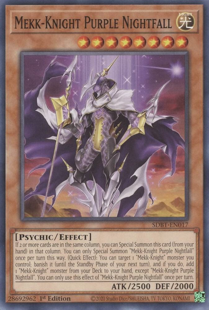 Mekk-Knight Purple Nightfall card image