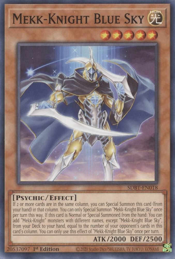 Mekk-Knight Blue Sky card image