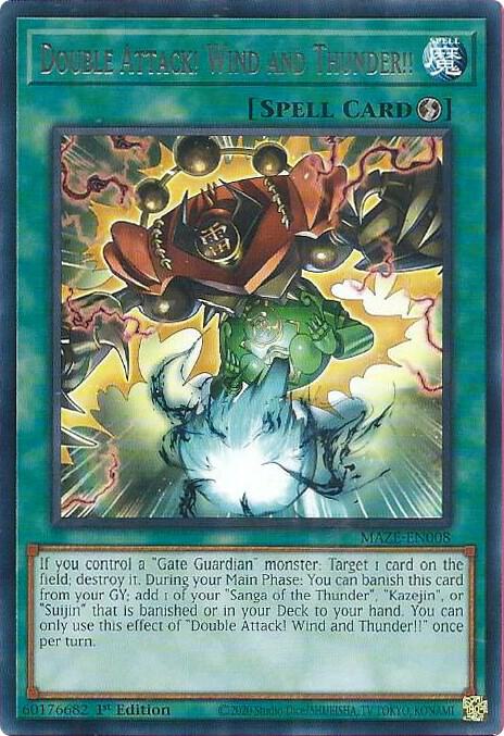 Double Attack! Wind and Thunder!! card image