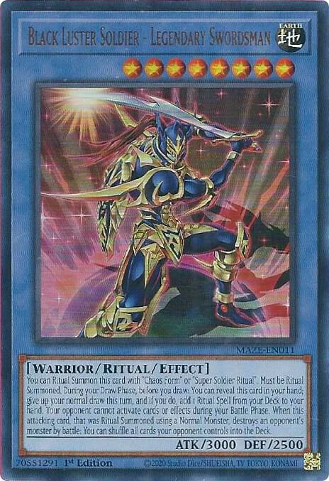 Black Luster Soldier - Legendary Swordsman card image