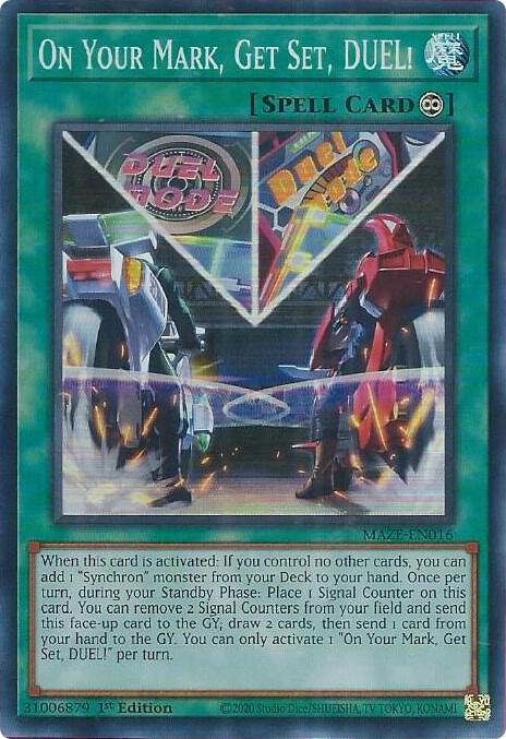 On Your Mark, Get Set, DUEL! card image