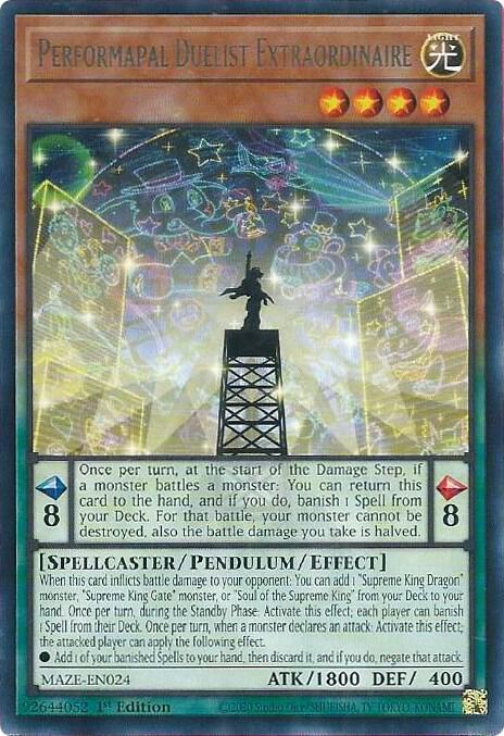 Performapal Duelist Extraordinaire card image