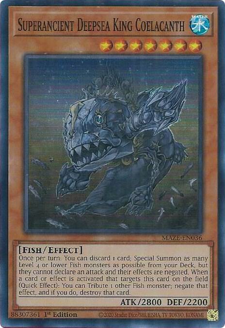 Superancient Deepsea King Coelacanth card image