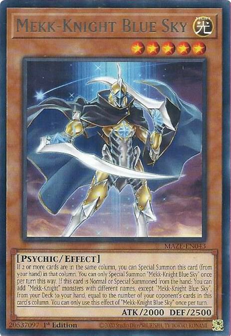 Mekk-Knight Blue Sky card image