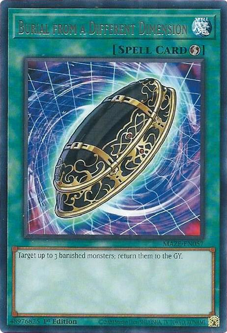 Burial from a Different Dimension card image