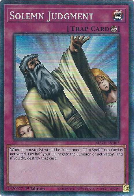 Solemn Judgment (CR) card image