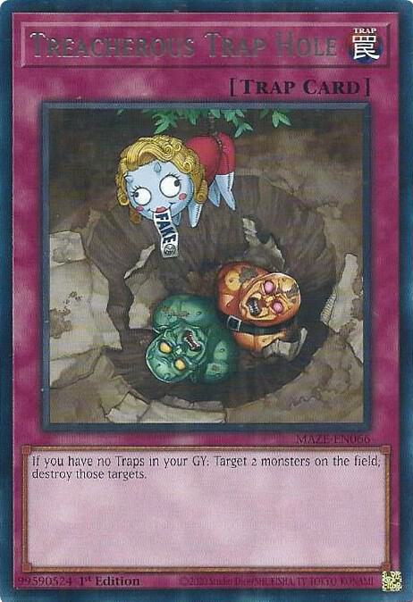 Treacherous Trap Hole card image