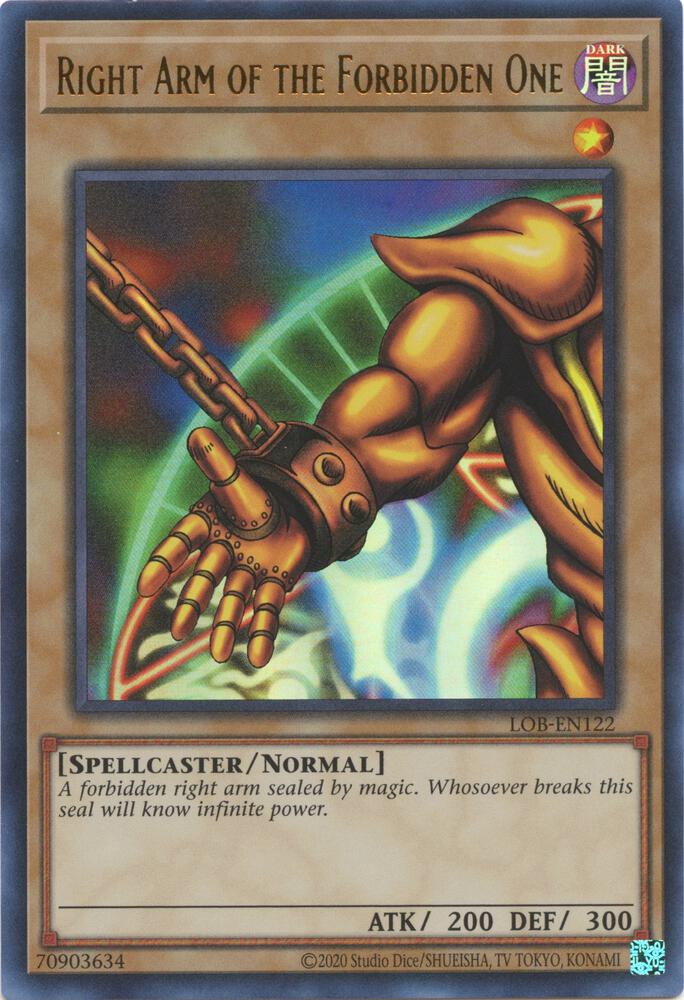 Right Arm of the Forbidden One card image