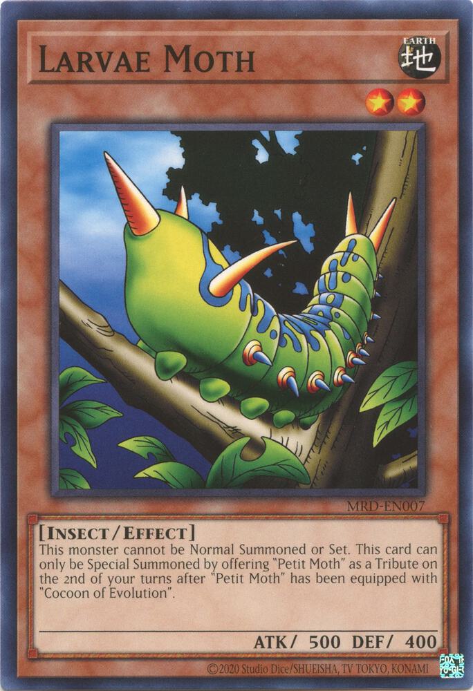 Larvae Moth card image