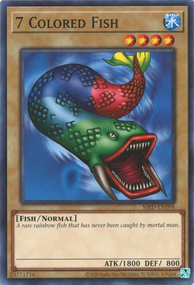 7 Colored Fish card image