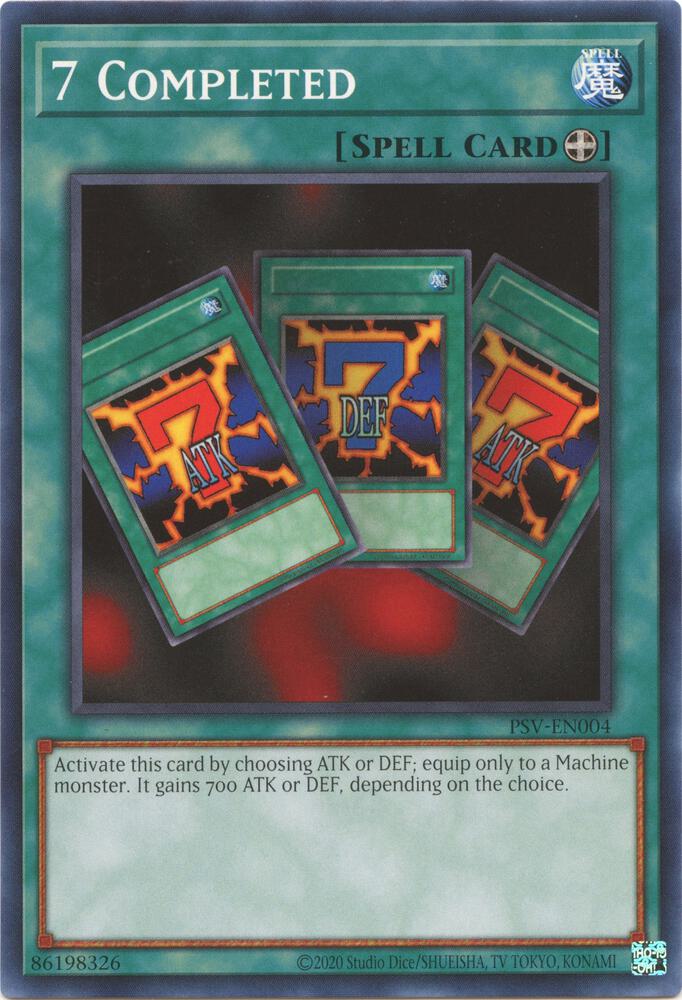 7 Completed card image
