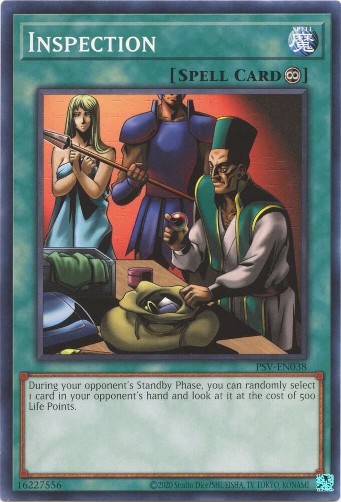 Inspection card image