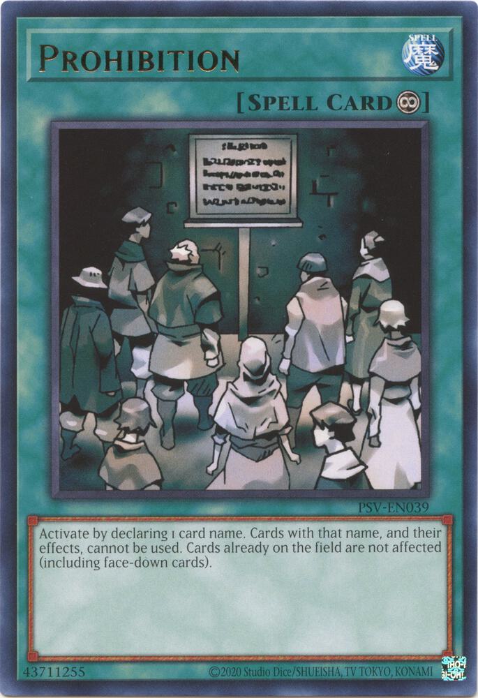 Prohibition card image