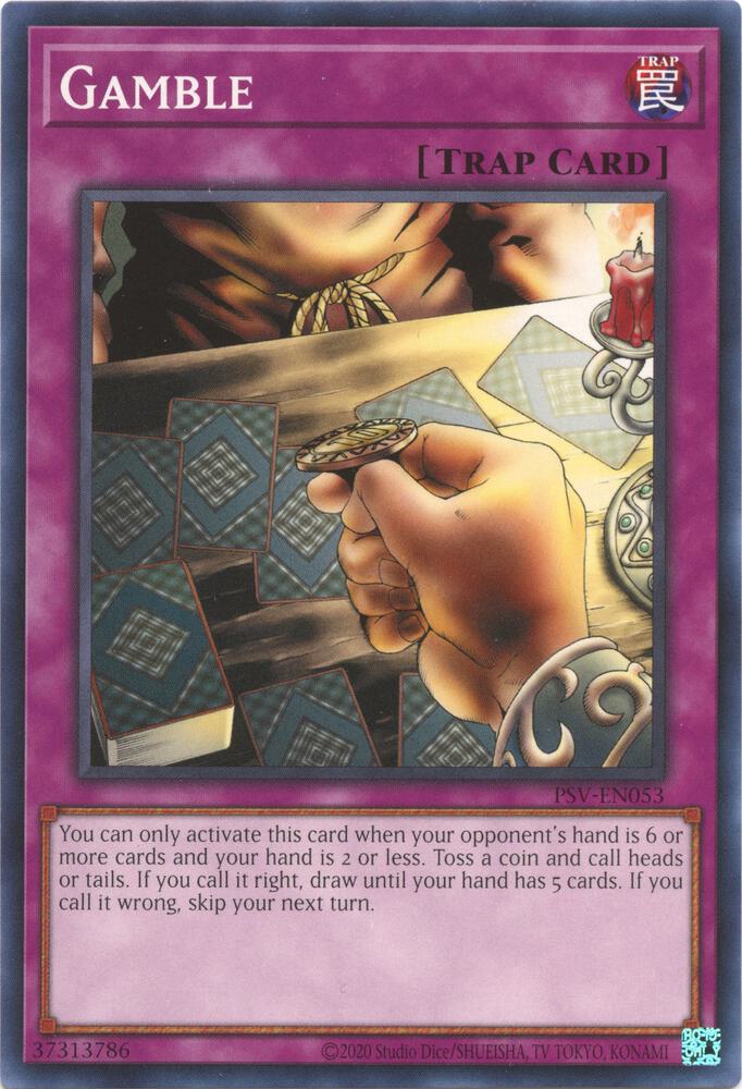 Gamble card image