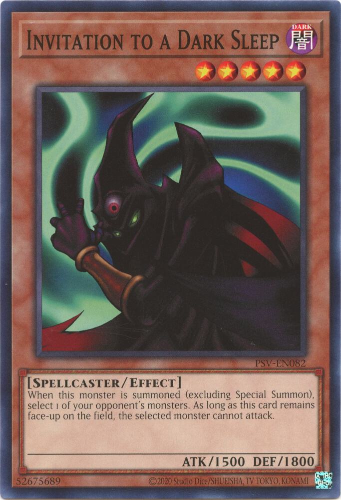 Invitation to a Dark Sleep card image