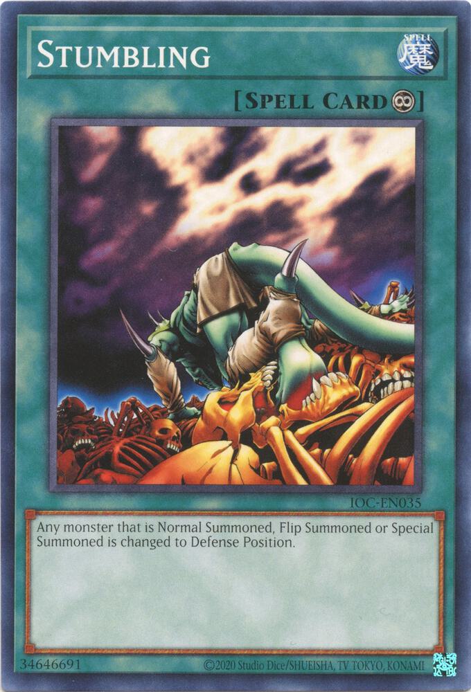 Stumbling card image