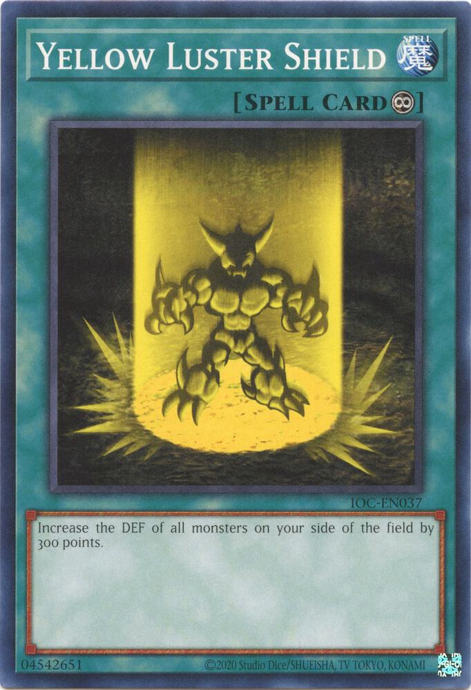 Yellow Luster Shield card image