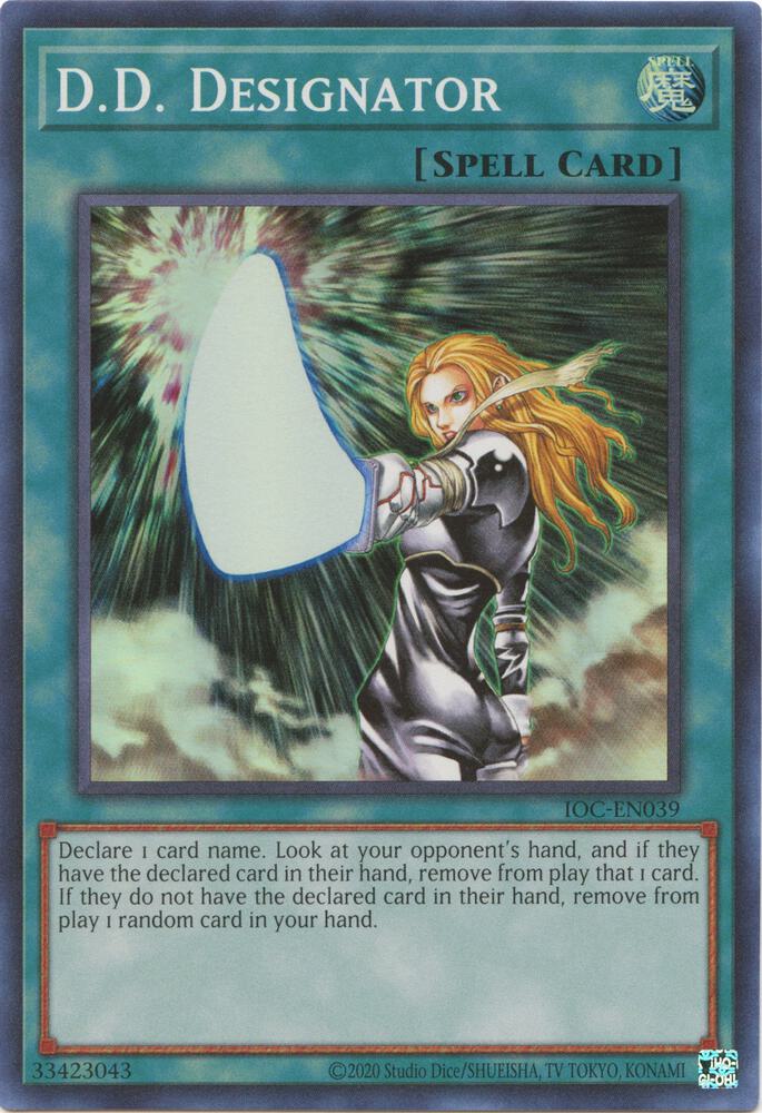 D.D. Designator card image
