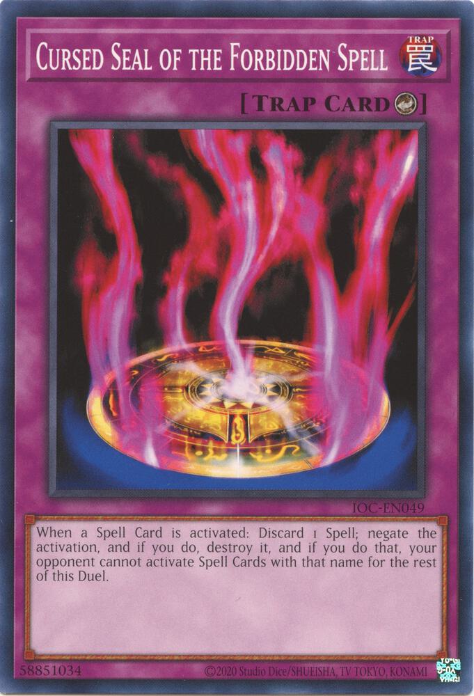 Cursed Seal of the Forbidden Spell card image