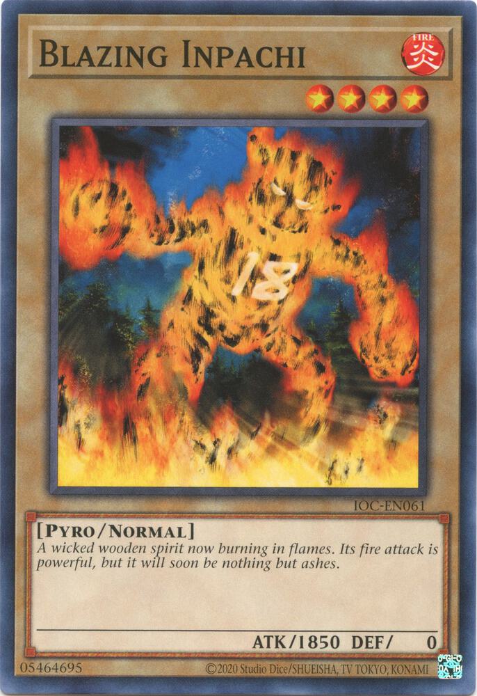 Blazing Inpachi card image