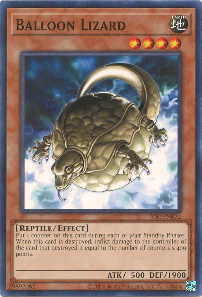 Balloon Lizard card image