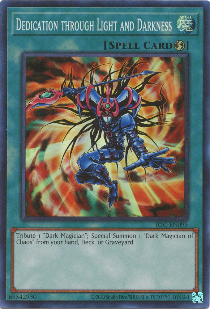Dedication Through Light and Darkness card image