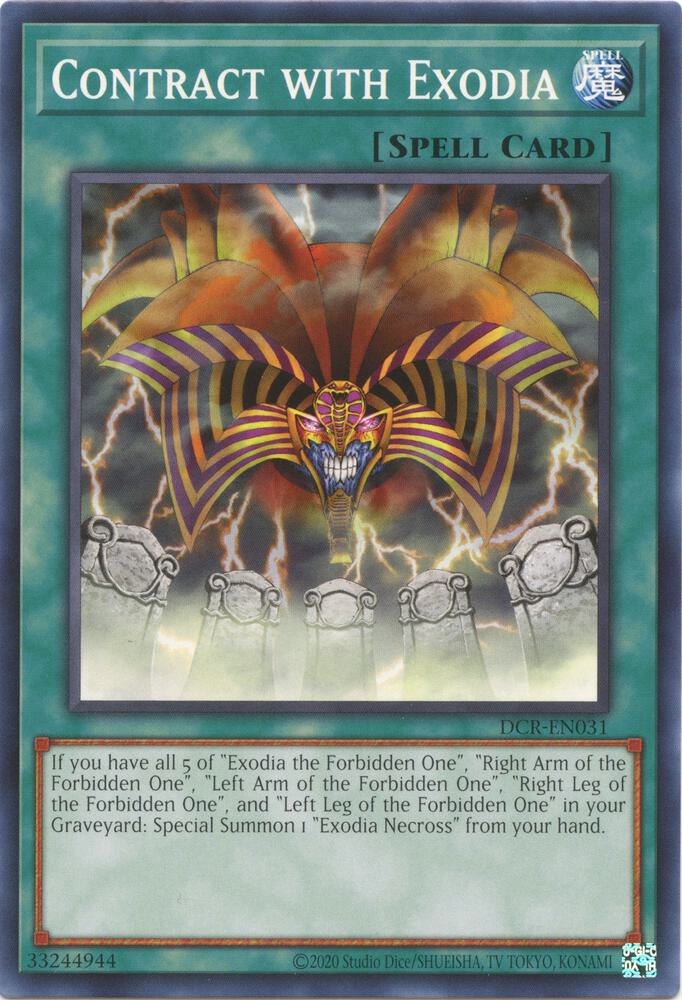 Contract with Exodia card image