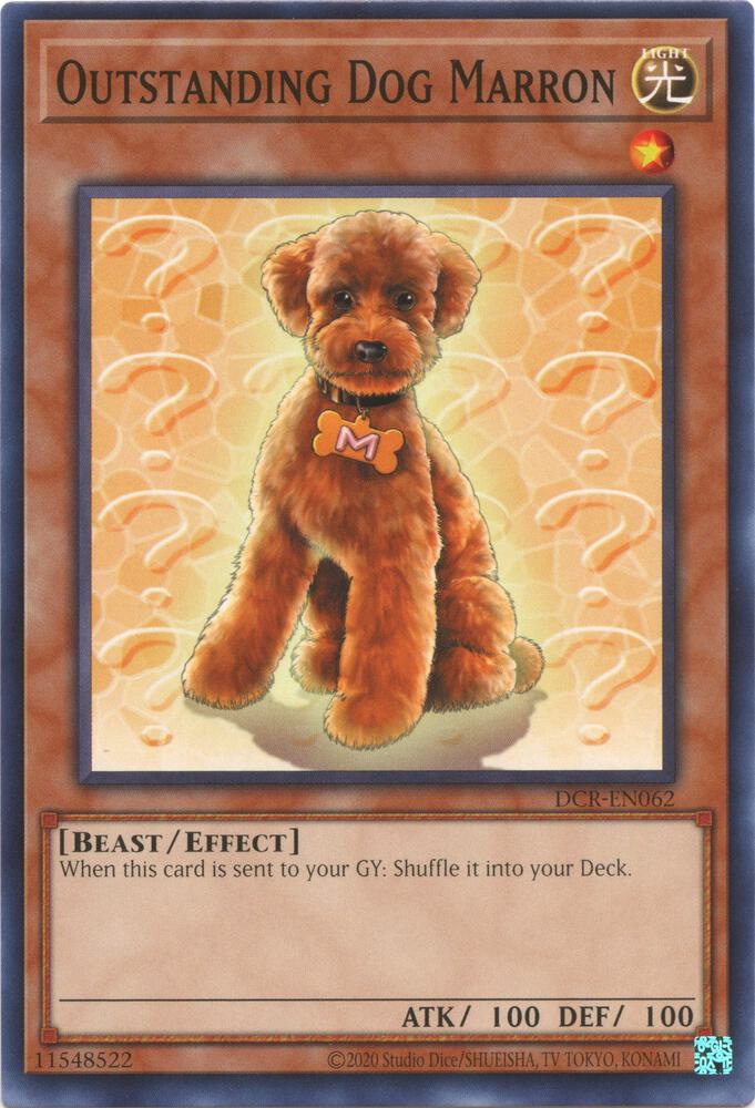 Outstanding Dog Marron card image
