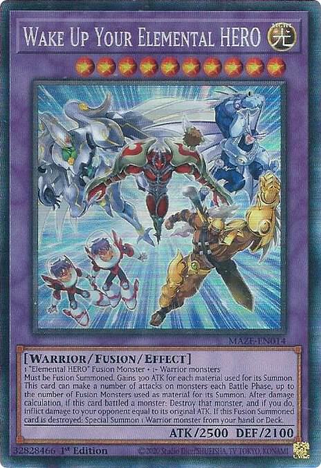 Wake Up Your Elemental HERO (CR) card image