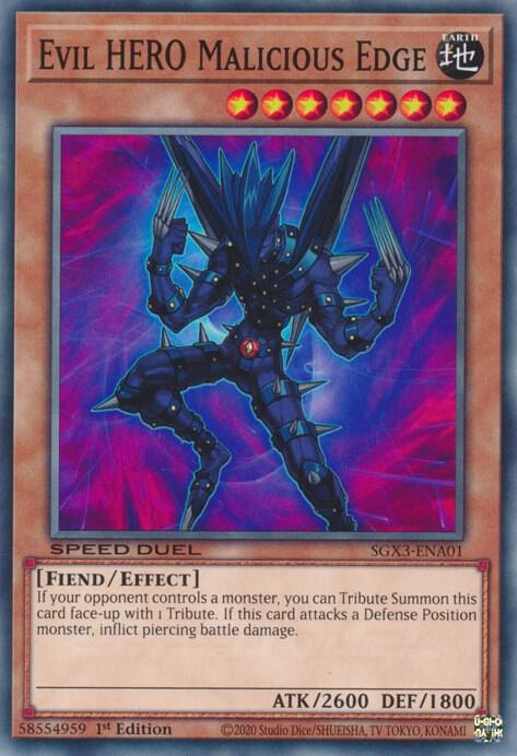 Evil HERO Malicious Edge card image