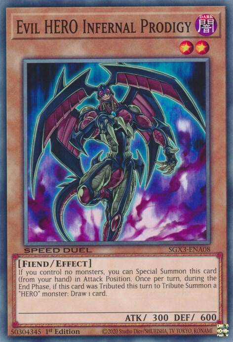 Evil HERO Infernal Prodigy card image