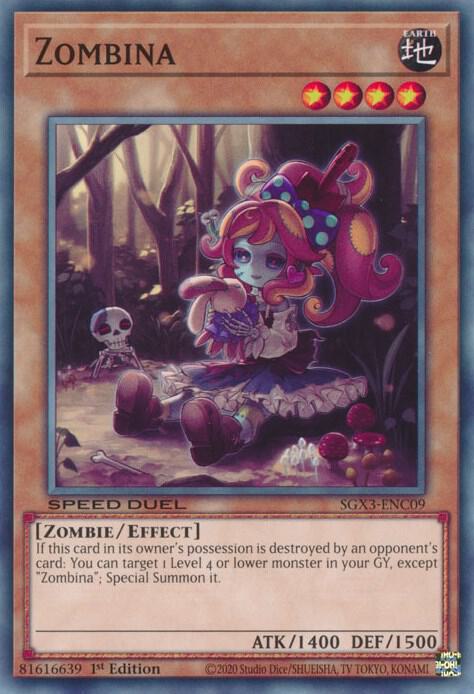 Zombina card image
