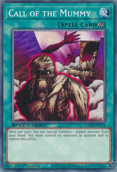Call of the Mummy card image