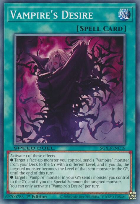 Vampire's Desire card image