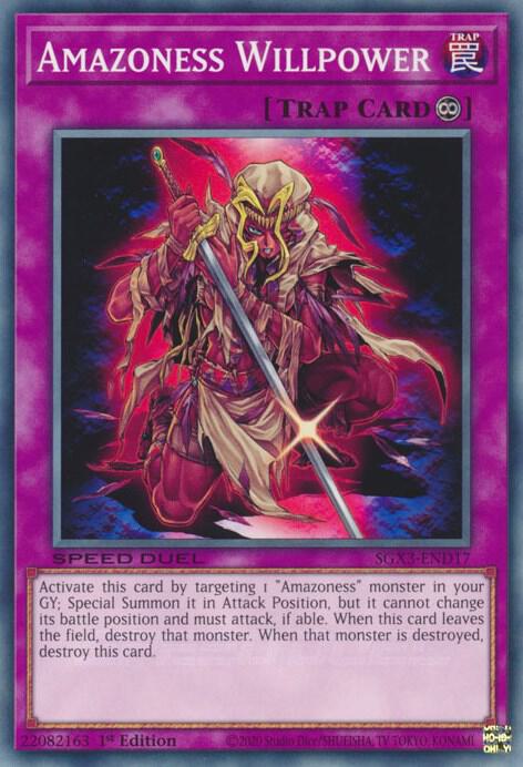 Amazoness Willpower card image