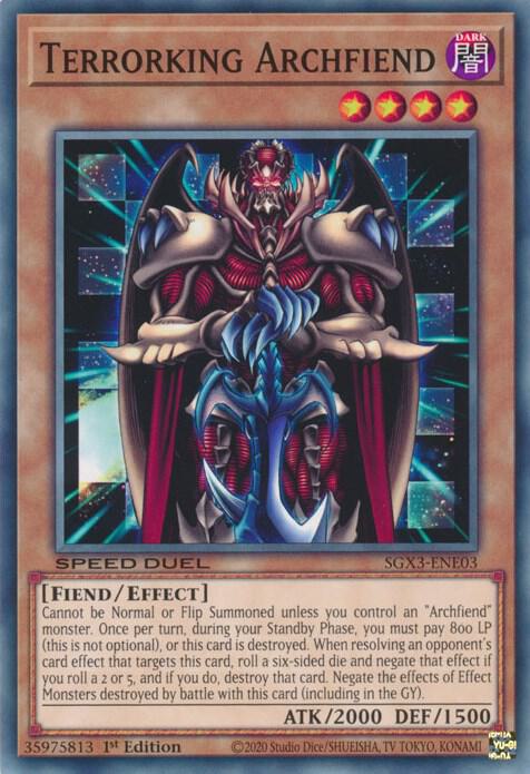 Terrorking Archfiend card image