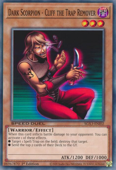Dark Scorpion - Cliff the Trap Remover card image