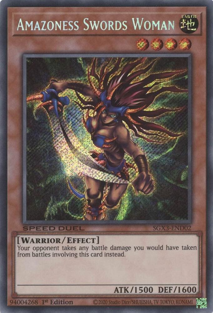 Amazoness Swords Woman (Secret Rare) card image