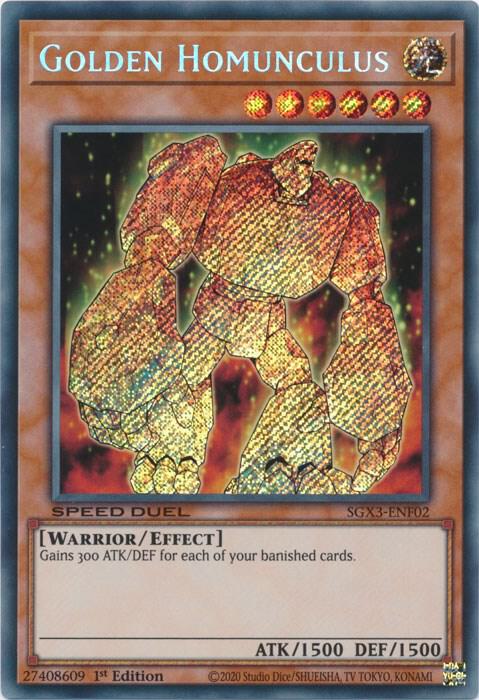 Golden Homunculus (Secret Rare) card image